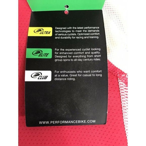 Women's Performance Bicycle Elite Cycling Top Large Shirt With Pockets New NWT - Picture 5 of 8